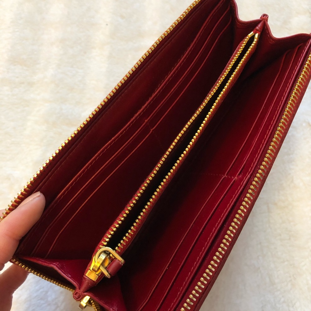 Miu Miu Authentic Leather Zip Around Wallet - image 3